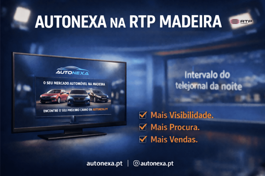 Autonexa RTP Madeira anúncio no intervalo do telejornal da noite
